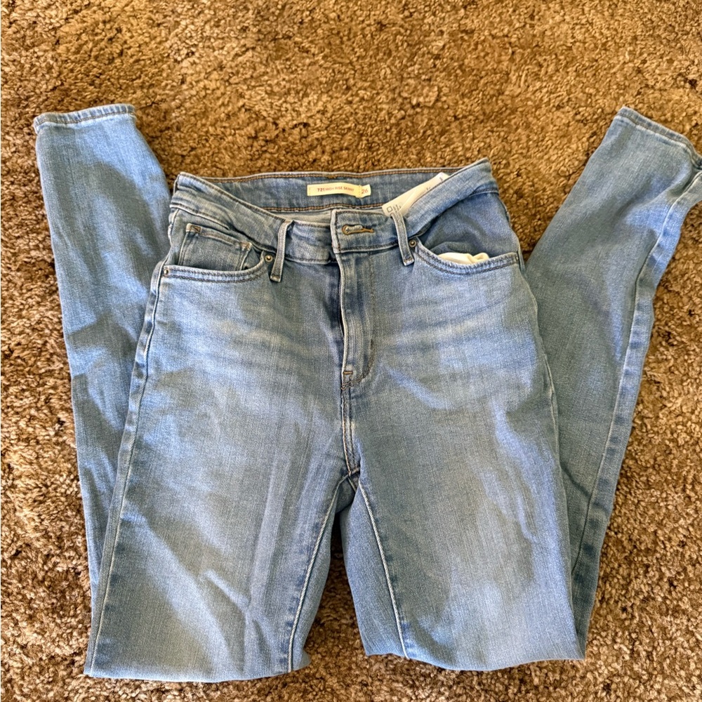 Levi's Blue Skinny Jeans with Tapered Fit